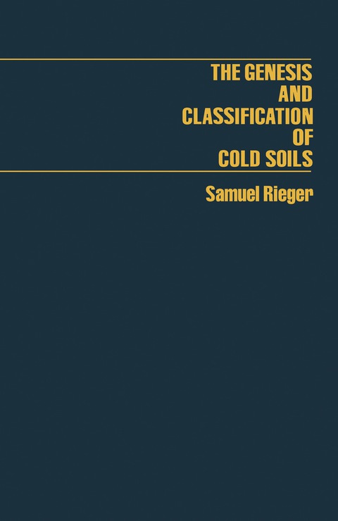 Cover image for book The Genesis and Classification of Cold Soils