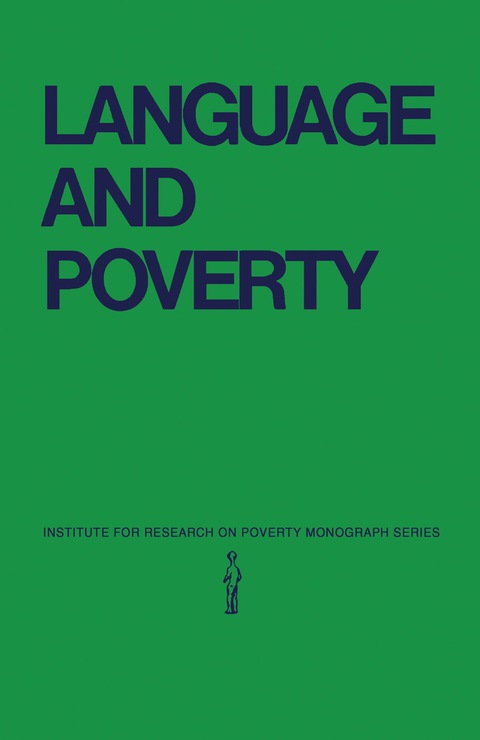 Cover image for book Language and Poverty