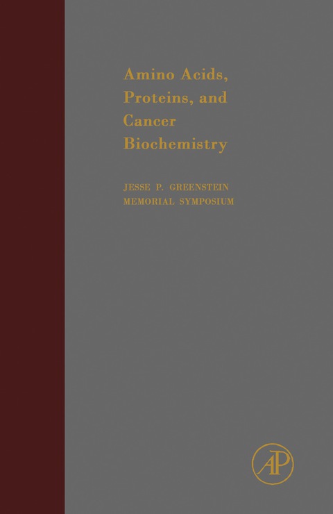 Cover image for book Amino Acids, Proteins and Cancer Biochemistry