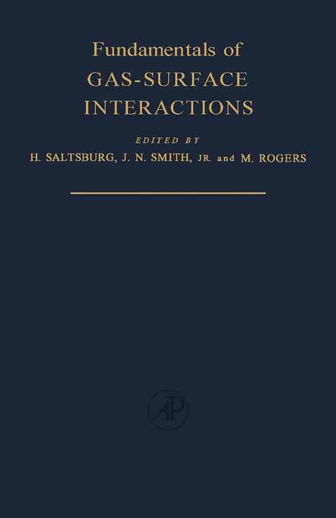 Cover image for book Fundamentals of Gas-Surface Interactions