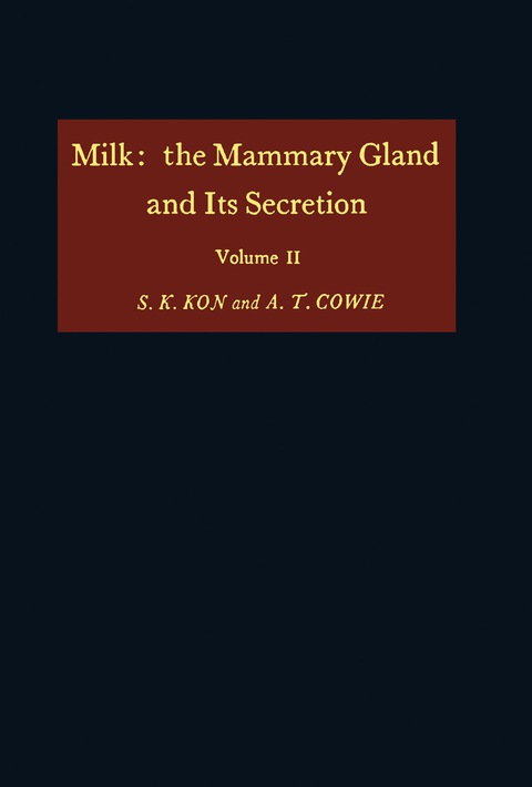 Cover image for book Milk: the Mammary Gland and Its Secretion