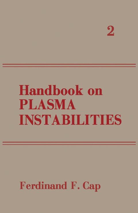 Cover image for book Handbook on Plasma Instabilities