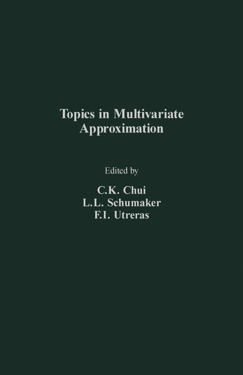 Cover image for book Topics in Multivariate Approximation