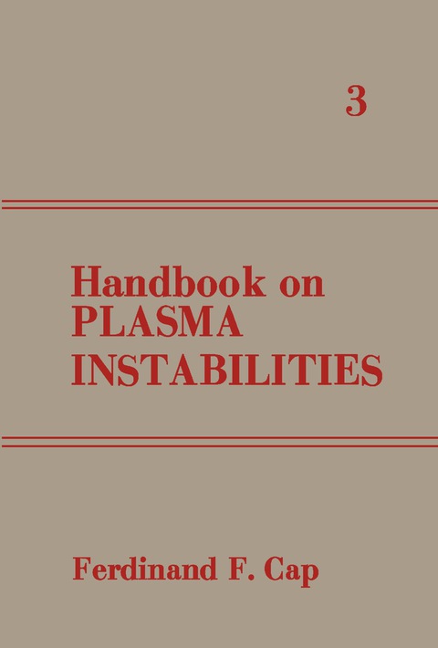Cover image for book Handbook on Plasma Instabilities