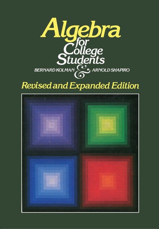 Algebra for College Students