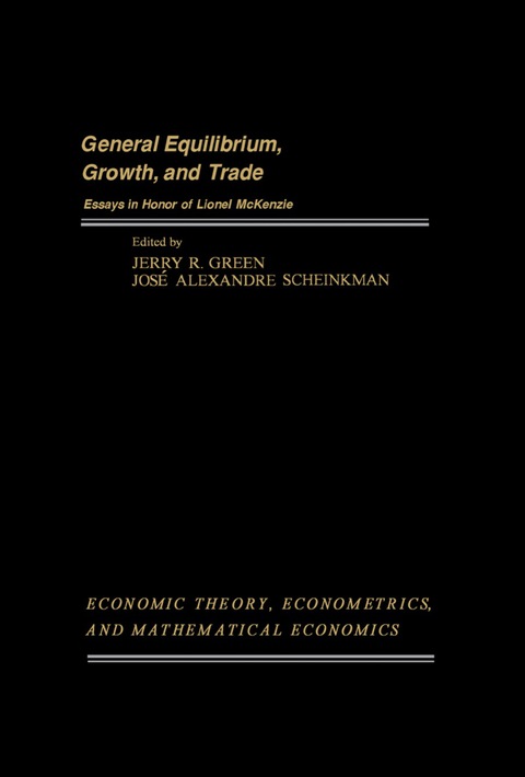Cover image for book General Equilibrium, Growth, and Trade