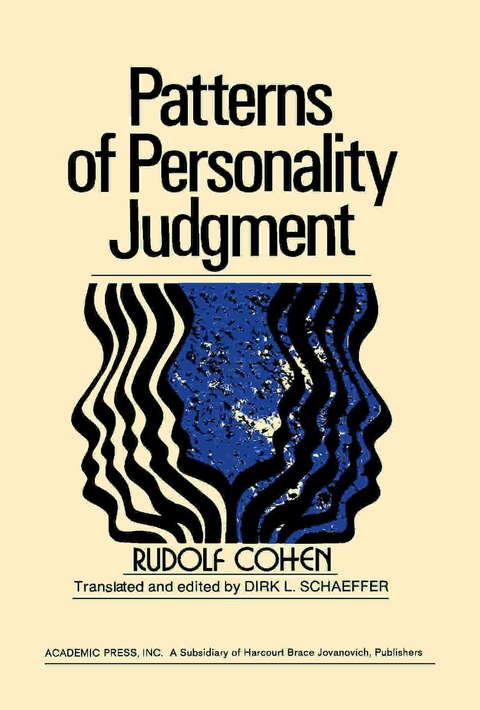 Cover image for book Patterns of Personality Judgment