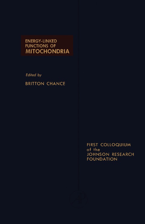 Cover image for book Energy-Linked Functions of Mitochondria