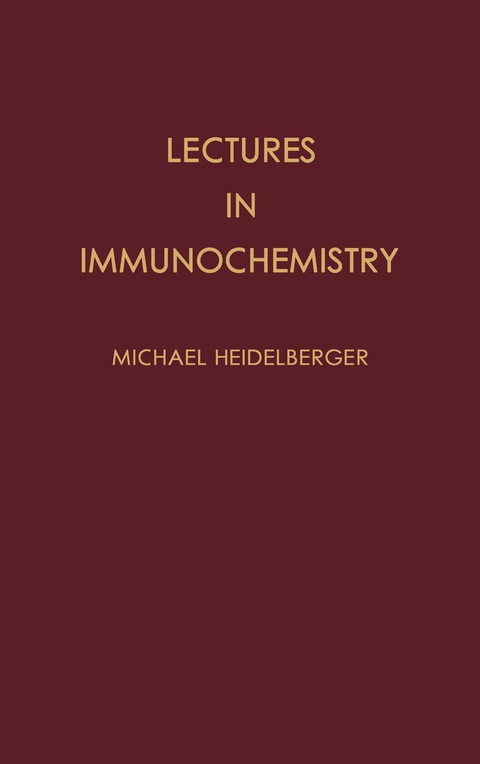 Cover image for book Lectures in Immunochemistry