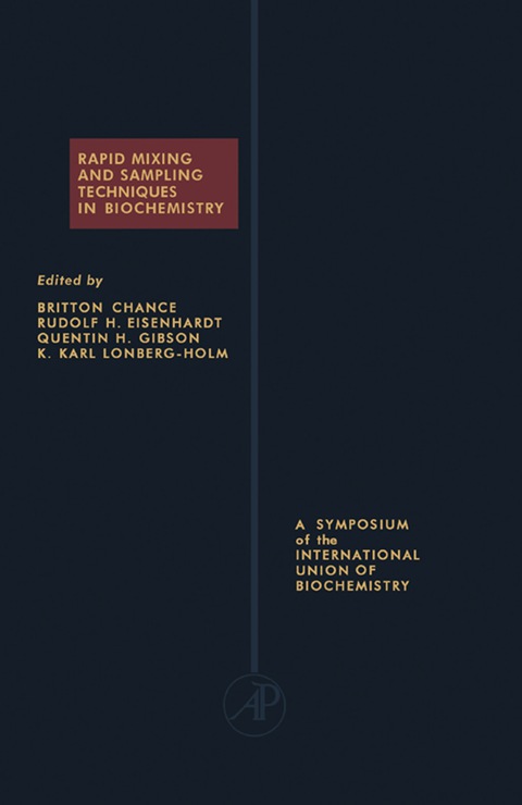 Cover image for book Rapid Mixing and Sampling Techniques in Biochemistry