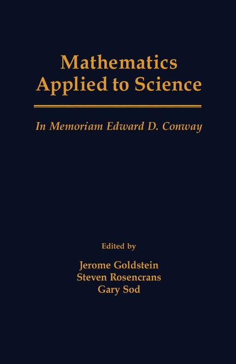 Cover image for book Mathematics Applied to Science