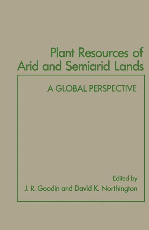 Cover image for book Plant Resources of Arid and Semiarid Lands