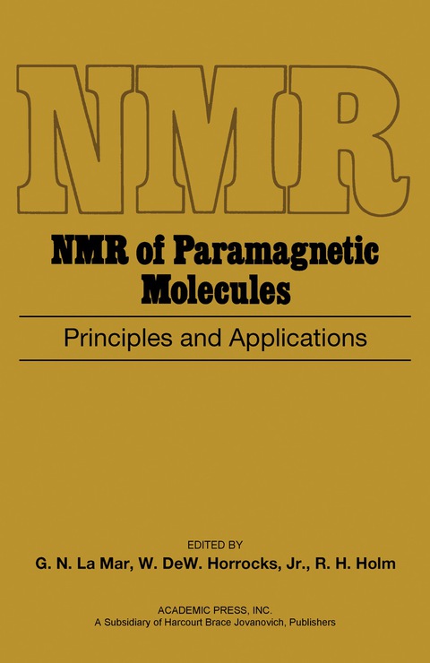 Cover image for book NMR of Paramagnetic Molecules