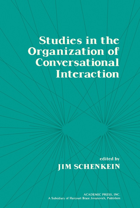 Cover image for book Studies in the Organization of Conversational Interaction