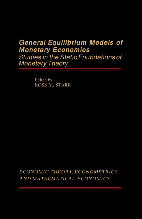 Cover image for book General Equilibrium Models of Monetary Economies