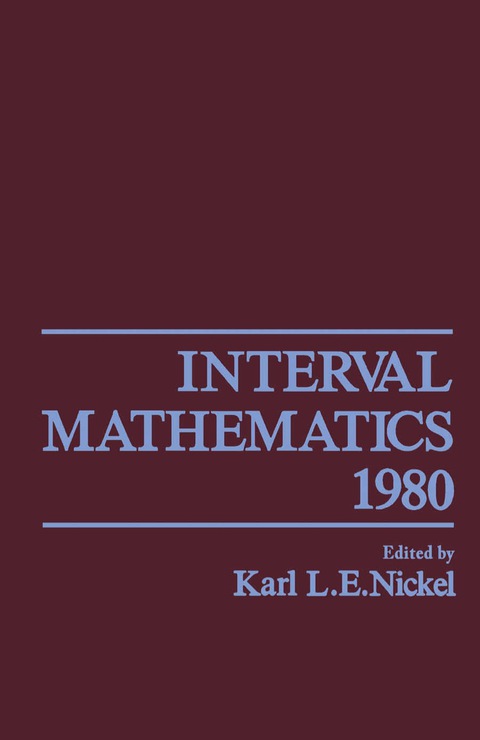 Cover image for book Interval Mathematics 1980