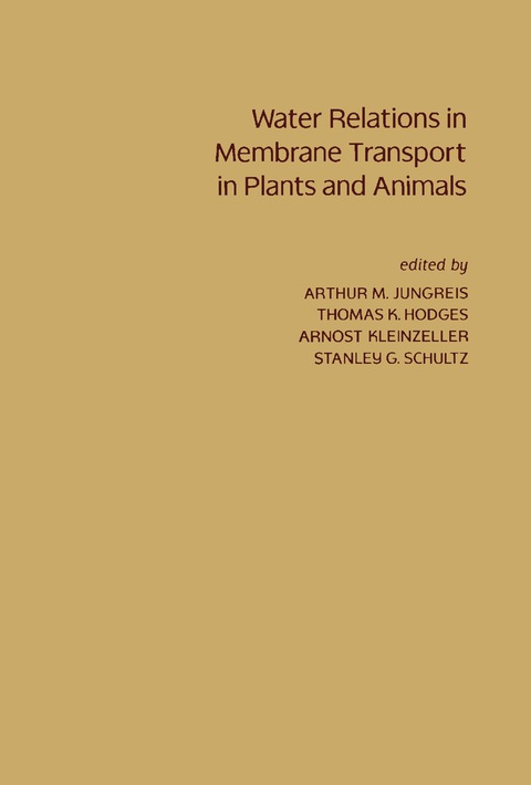 Cover image for book Water Relations in Membrane Transport in Plants and Animals