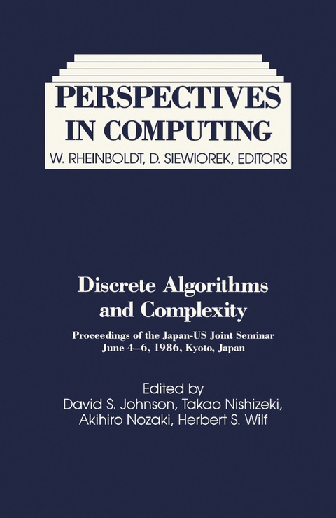 Cover image for book Discrete Algorithms and Complexity