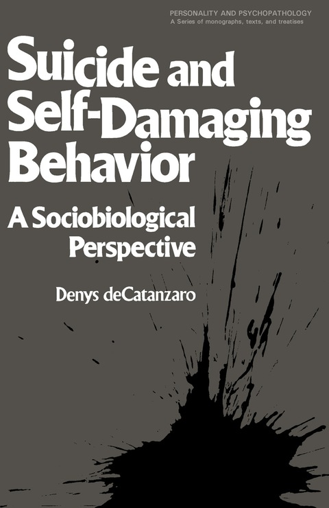 Cover image for book Suicide and Self-Damaging Behavior
