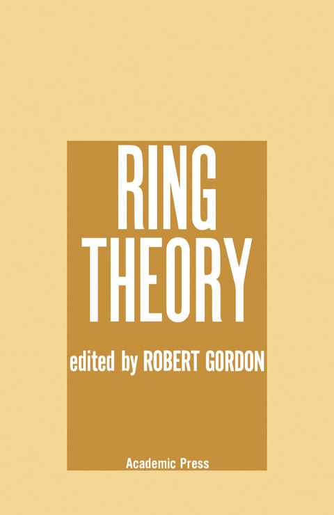 Cover image for book Ring Theory