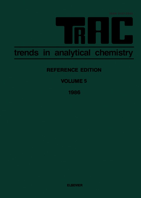 Cover image for book TRAC: Trends in Analytical Chemistry