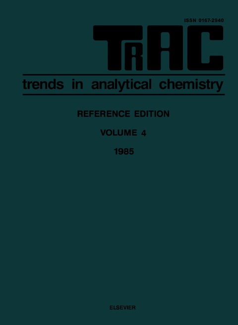 Cover image for book TRAC: Trends in Analytical Chemistry