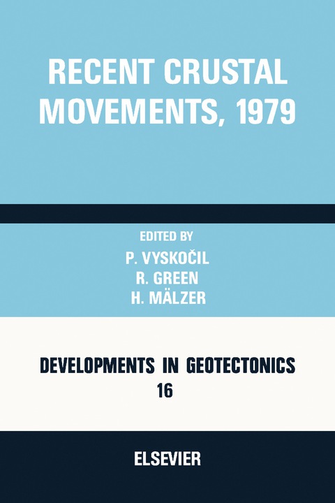 Cover image for book Recent Crustal Movements, 1979
