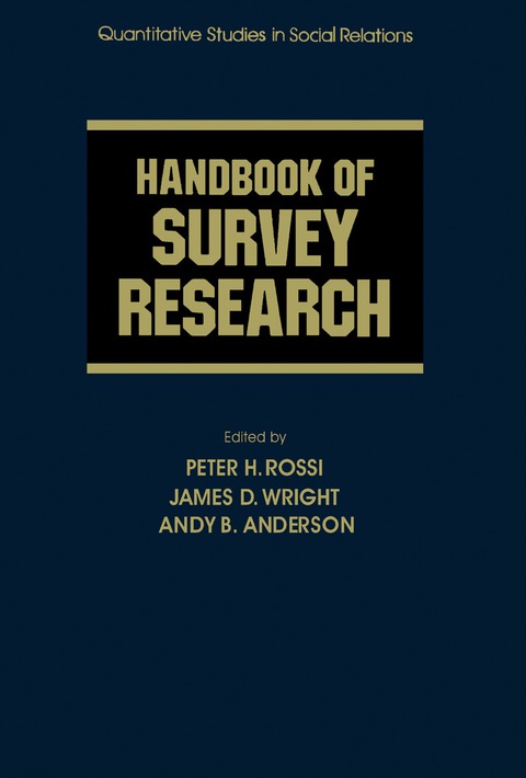Cover image for book Handbook of Survey Research