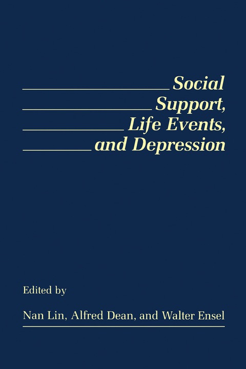 Cover image for book Social Support, Life Events, and Depression