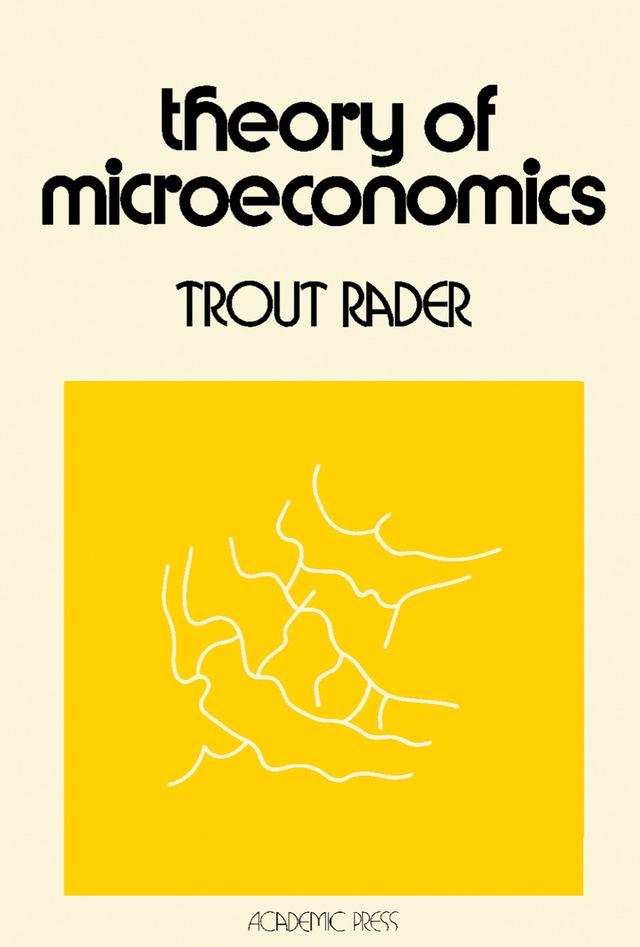 Theory of Microeconomics