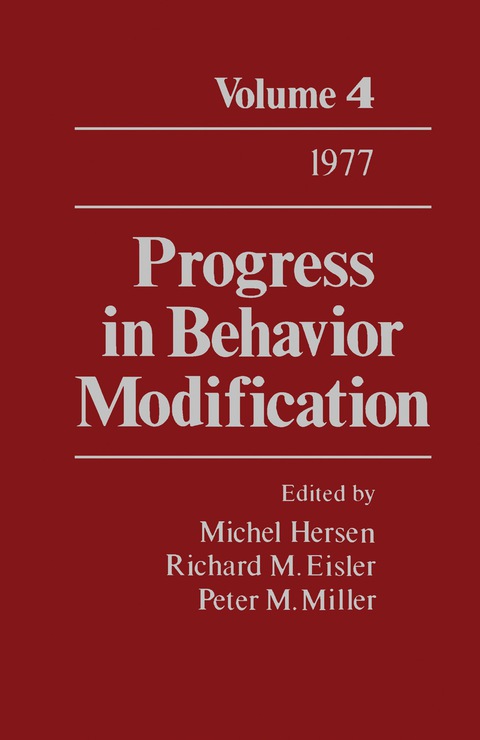 Cover image for book Progress in Behavior Modification