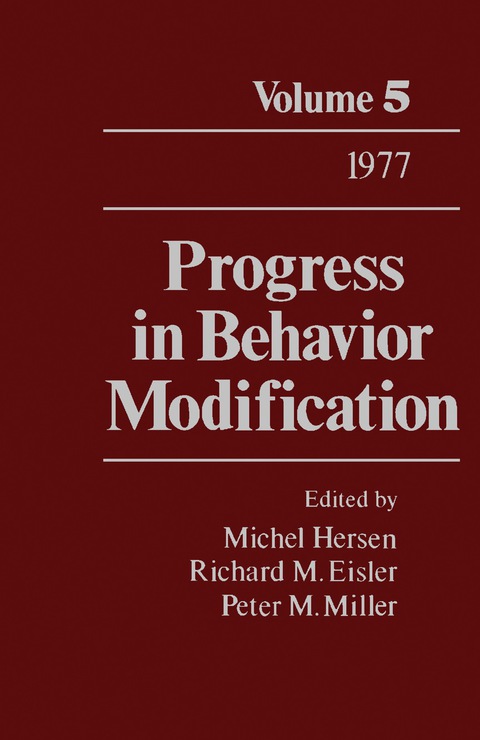 Cover image for book Progress in Behavior Modification