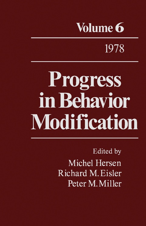 Cover image for book Progress in Behavior Modification