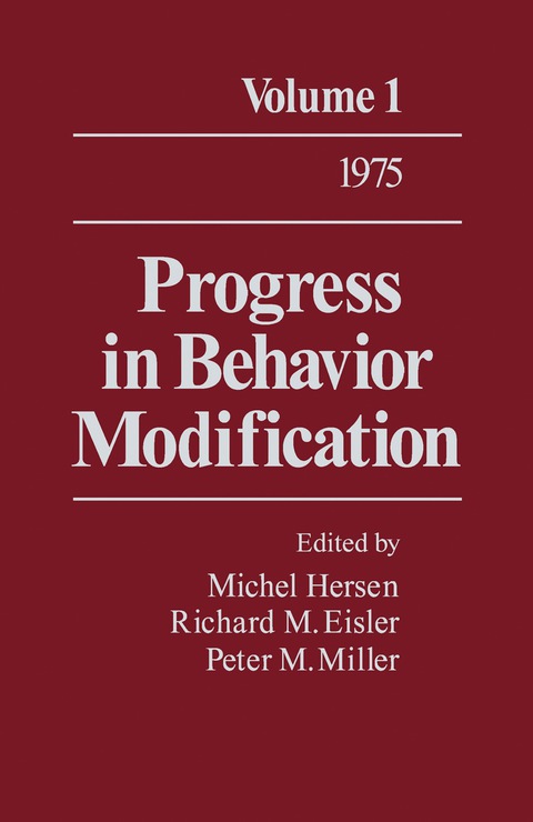 Cover image for book Progress in Behavior Modification