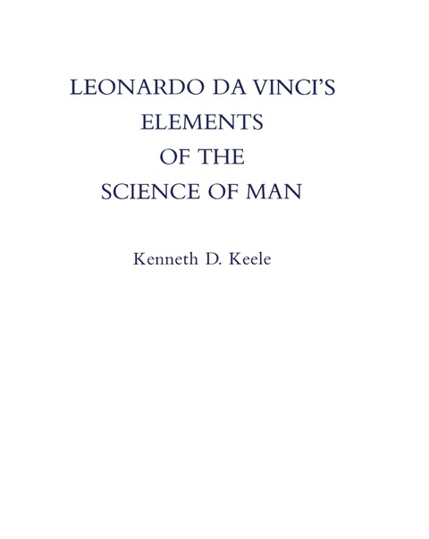 Cover image for book Leonardo Da Vinci's Elements of the Science of Man