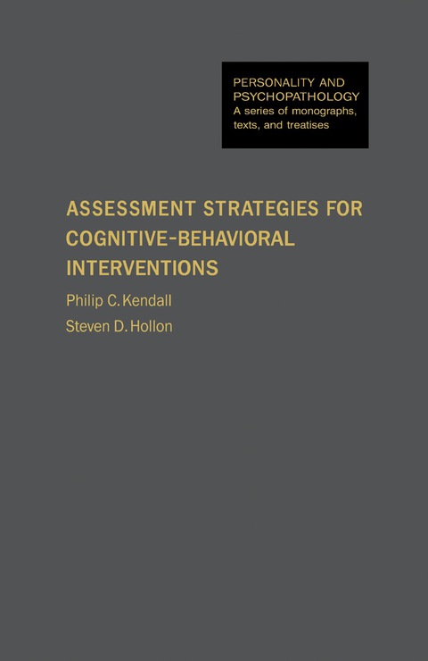 Cover image for book Assessment Strategies for Cognitive–Behavioral Interventions