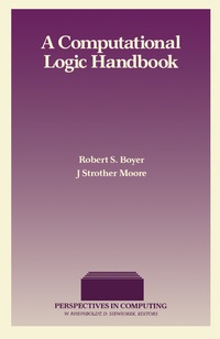 Cover image: A Computational Logic Handbook 9780121229528