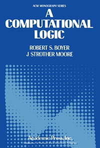 Cover image: A Computational Logic 9780121229504