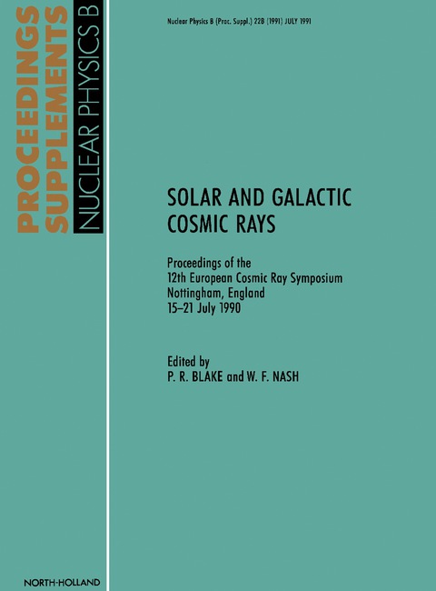Cover image for book Solar and Galactic Cosmic Rays