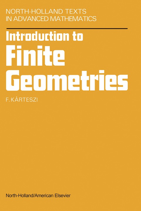 Cover image for book Introduction to Finite Geometries