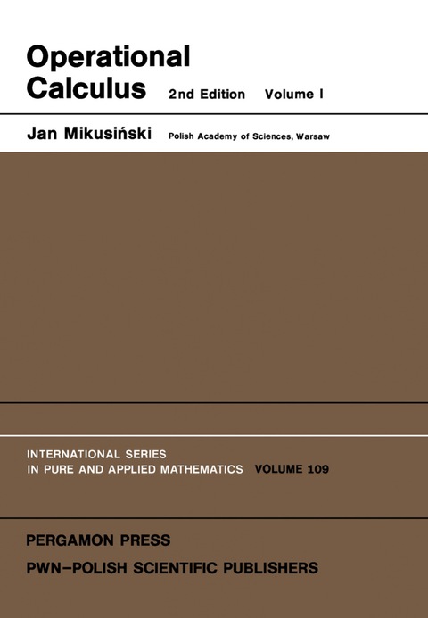 Cover image for book Operational Calculus
