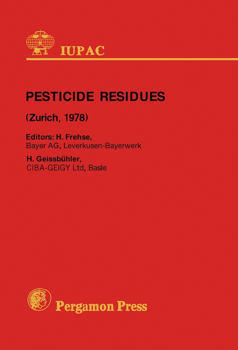 Cover image for book Pesticide Residues