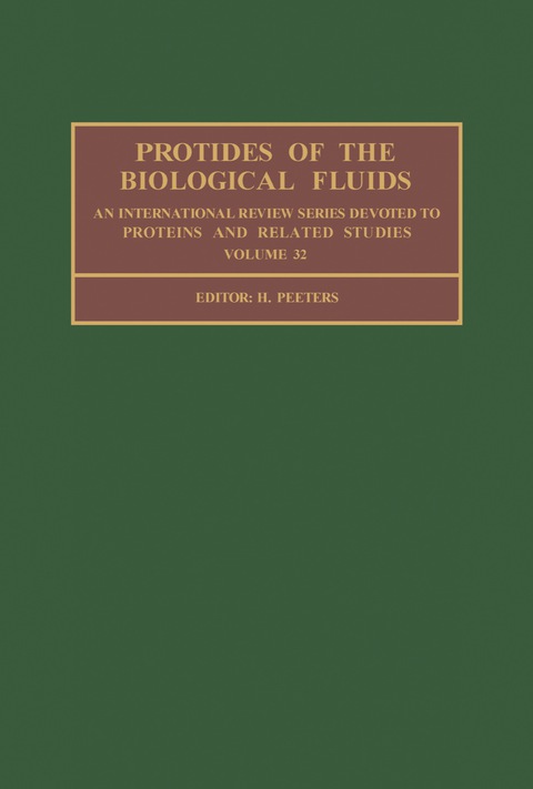 Cover image for book Protides of the Biological Fluids