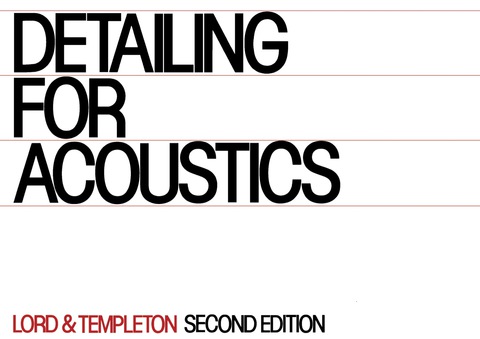 Detailing for Acoustics 
