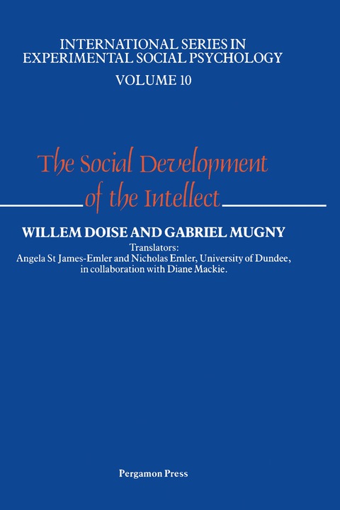 The Social Development of the Intellect 