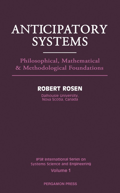 Cover image for book Anticipatory Systems