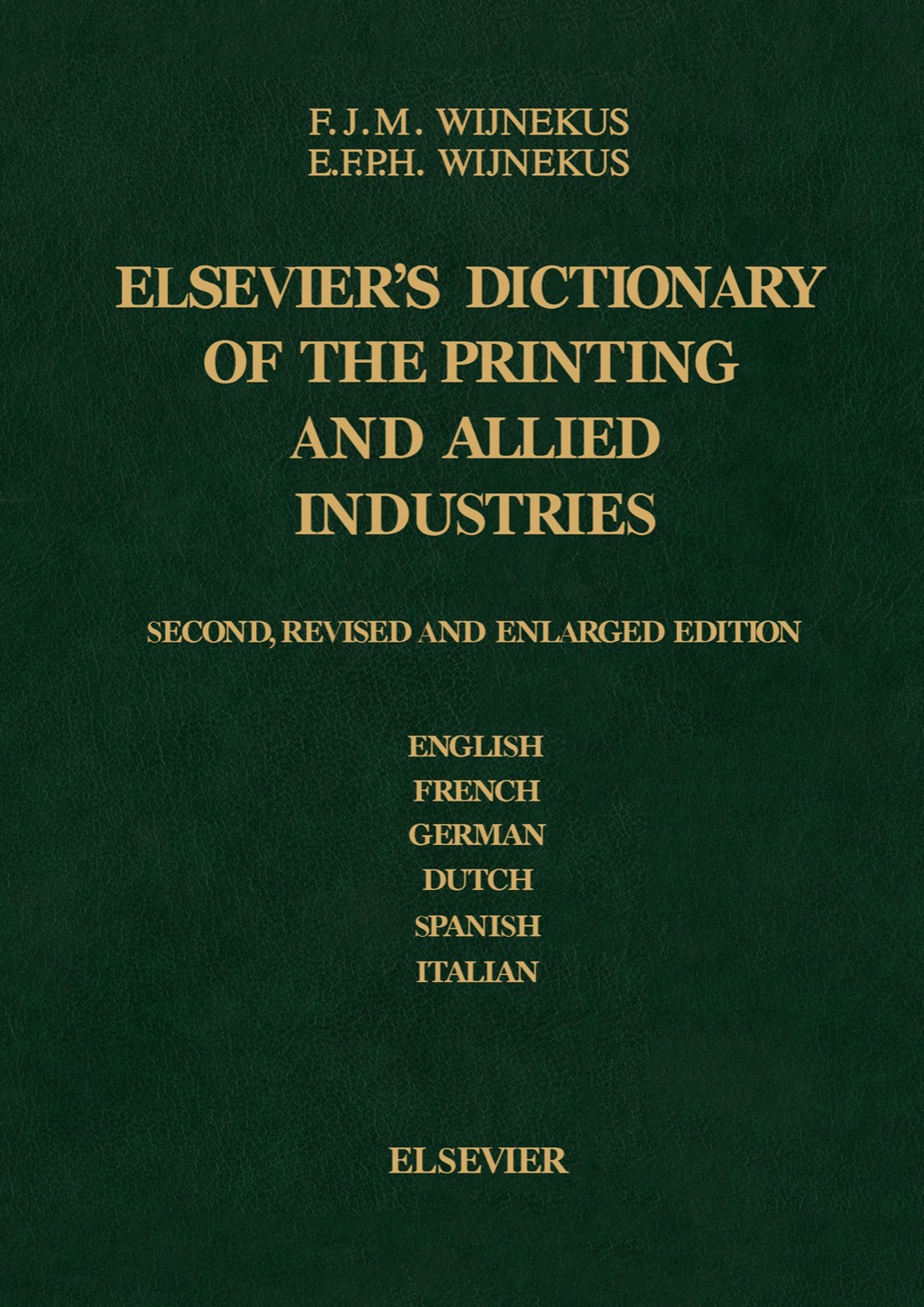 Dictionary of the Printing and Allied Industries (eBook) Dictionary of the Printing and Allied Industries (eBook)