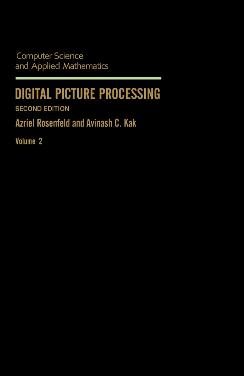 Digital Picture Processing (eBook) Digital Picture Processing (eBook)