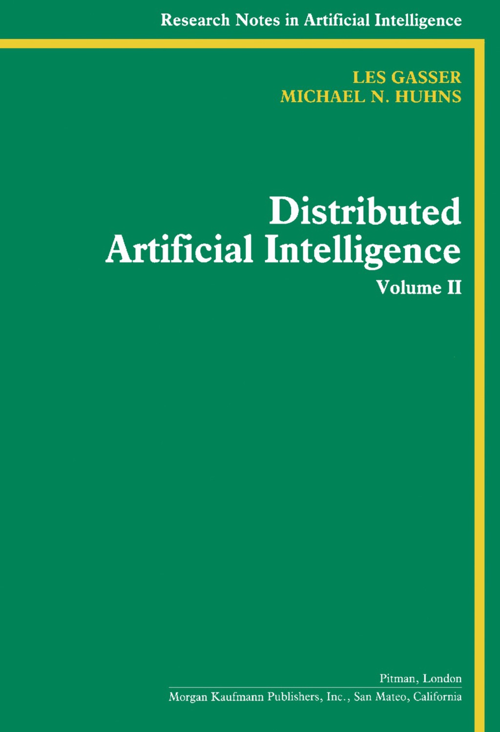 Distributed Artificial Intelligence (eBook)