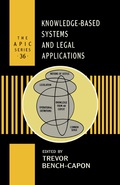 Knowledge-Based Systems and Legal Applications - T.J.M. Bench-Capon